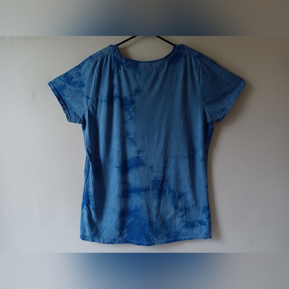 Fifth Sun NASA women's blue tye dye short-sleeve t-shirt size XL - Picture 5 of 9
